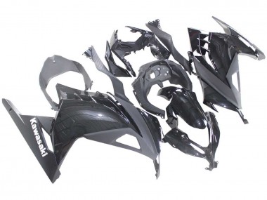 2013-2024 Kawasaki EX300 Motorcycle Fairings - Glossy Black UK