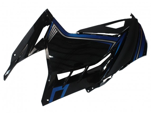 2013-2024 Kawasaki EX300 Motorcycle Fairings - Glossy Black Blue UK