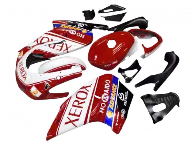 2000-2005 Aprilia RS125 Motorcycle Fairings - White Red Yellow Blue Xerox UK