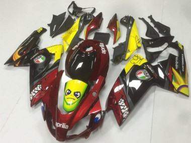 2006-2011 Aprilia RS125 Motorcycle Fairings - Red Yellow Black Shark UK