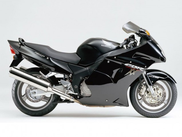 1996-2007 Honda CBR1100XX Blackbird Abs Motorcycle Fairings - Glossy Black UK