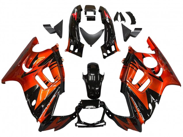 1995-1996 Honda CBR600 F3 Motorcycle Fairings - Orange Glossy Black UK