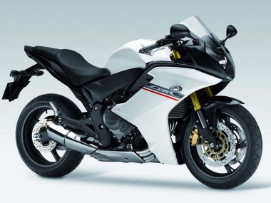 2011-2013 Honda CBR600F Motorcycle Fairings - White Grey UK