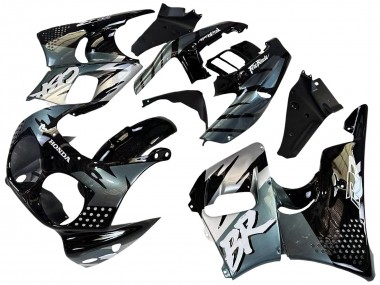 1992-1993 Honda CBR900RR 893 Motorcycle Fairings - Silver Glossy Black UK