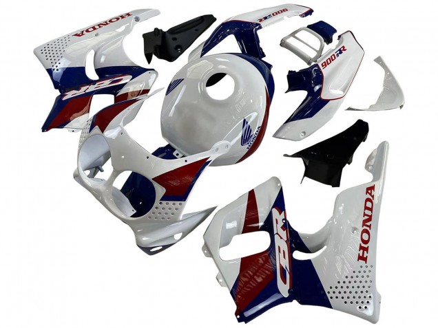 1992-1993 Honda CBR900RR 893 Motorcycle Fairings - White Red Dark Blue UK