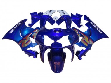 1998-1999 Honda CBR900RR 919 Motorcycle Fairings - White Blue Silver UK