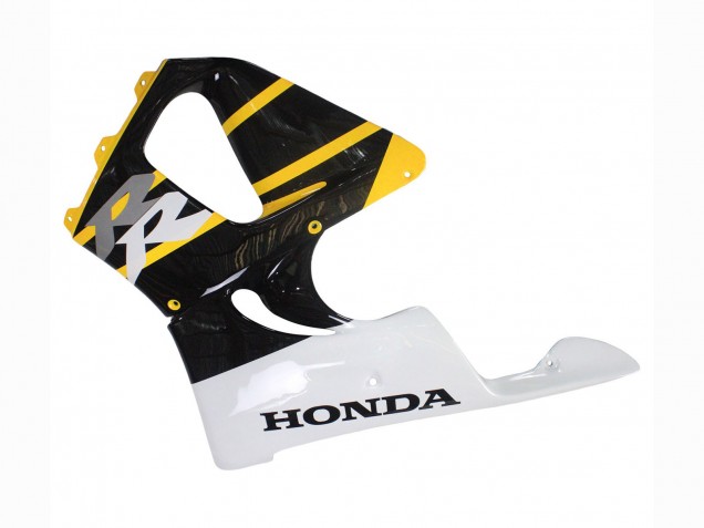 1998-1999 Honda CBR900RR 919 Motorcycle Fairings - White Yellow Glossy Black UK