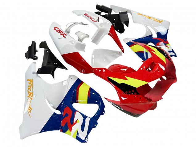 1998-1999 Honda CBR900RR 919 Motorcycle Fairings - White Red Yellow Blue UK