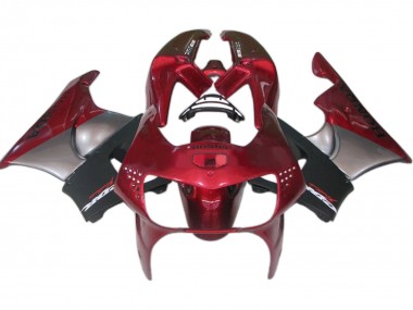 1998-1999 Honda CBR900RR 919 Motorcycle Fairings - Dark Red Black Grey UK