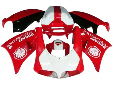 2015-2020 Ducati 959/1299 Motorcycle Fairings - White Red Glossy Black Performance UK