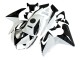 2002-2006 Honda CBR125R Motorcycle Fairings - White Glossy Black UK