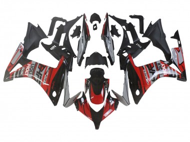 2013-2015 Honda CBR500R Motorcycle Fairings - Red Silver Glossy Black UK