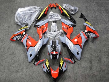 2013-2015 Honda CBR500R Motorcycle Fairings - Glossy Nardo Grey Yellow Glossy Black Repsol HRC Red Bull UK