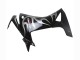 2013-2015 Honda CBR500R Motorcycle Fairings - Glossy Black Silver Flame UK