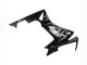 2013-2015 Honda CBR500R Motorcycle Fairings - Glossy Black Silver Flame UK