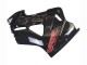 1998-2001 Honda VFR 800 Motorcycle Fairings - Glossy Black Red Decal UK