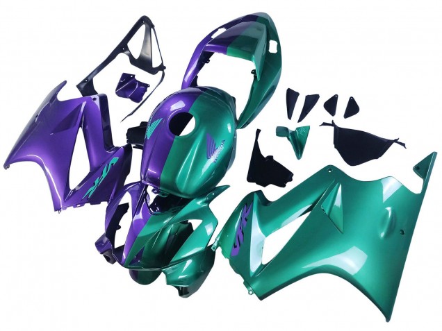 2002-2013 Honda VFR 800 Motorcycle Fairings - Purple Green UK
