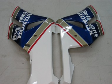 2004-2005 Honda CBR1000RR Motorcycle Fairings - White Blue Gold Rothmans UK