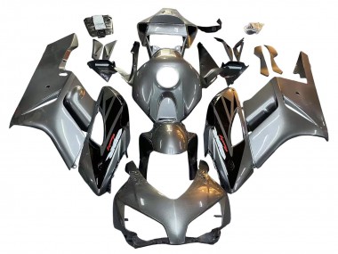 2004-2005 Honda CBR1000RR Motorcycle Fairing - Silver Glossy Black UK