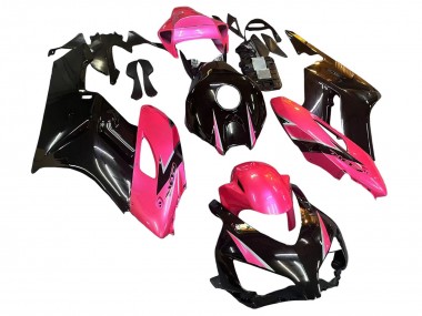 2004-2005 Honda CBR1000RR Motorcycle Fairings - Pink Glossy Black UK