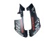 2003-2004 Honda CBR600RR Motorcycle Fairings - Matte Black Orange Repsol Rossi 46 UK