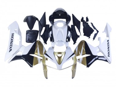 2005-2006 Honda CBR600RR Motorcycle Fairings - Gold White Black UK