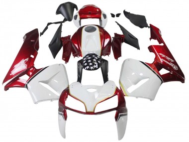 2005-2006 Honda CBR600RR Motorcycle Fairing Kits - Red White Black UK