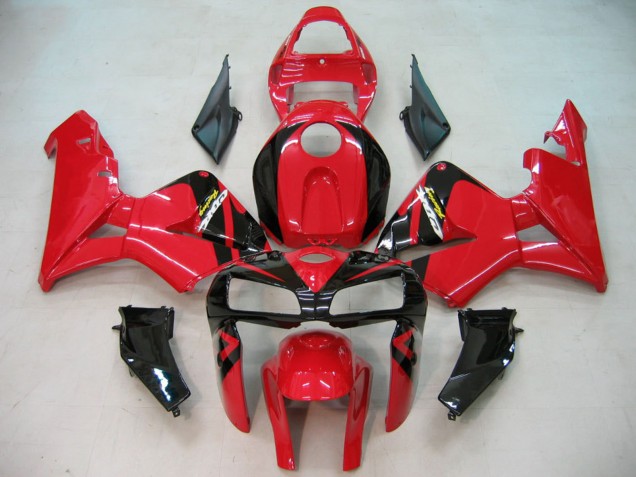 2005-2006 Honda CBR600RR Motorcycle Fairing - Red Black UK