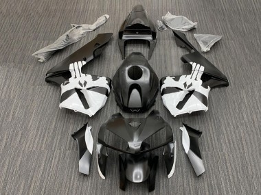 2005-2006 Honda CBR600RR Motorcycle Fairing Kits - Black White UK