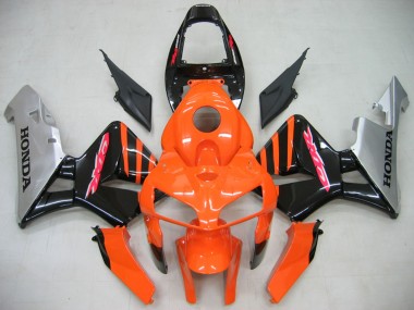 2005-2006 Honda CBR600RR Motorcycle Fairings - Orange Black Silver UK