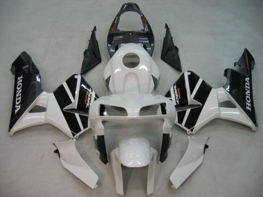 2005-2006 Honda CBR600RR Motorcycle Fairings - Black White Racing UK