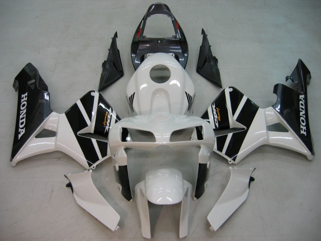 2005-2006 Honda CBR600RR Motorcycle Fairings - Black White Racing UK