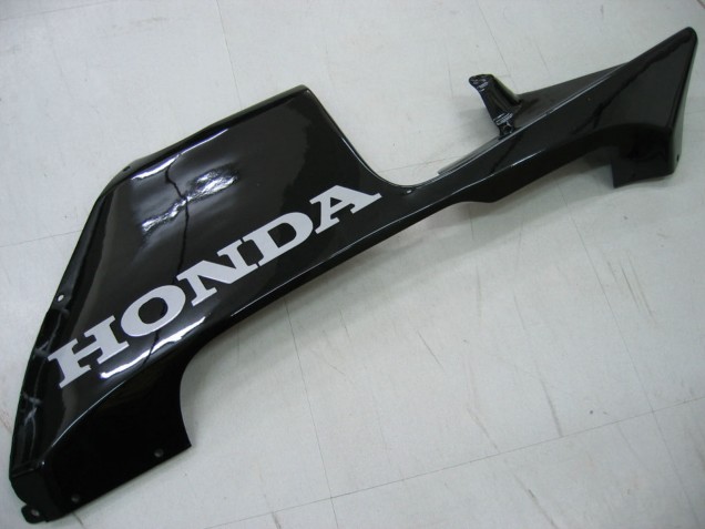 2005-2006 Honda CBR600RR Motorcycle Fairings - Glossy Black Grey Flame UK