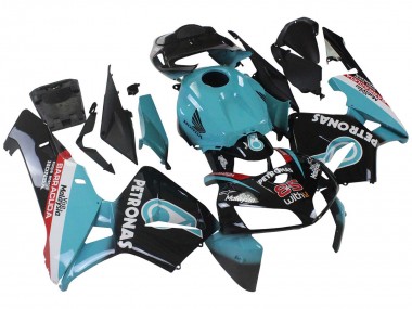 2005-2006 Honda CBR600RR Motorcycle Fairings - Light Blue Black 35 UK