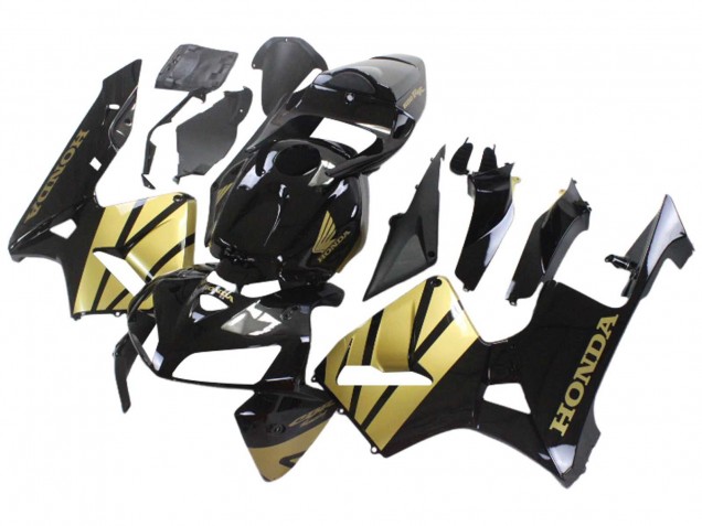 2005-2006 Honda CBR600RR Motorcycle Fairing - Black Gold UK