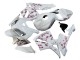 2005-2006 Honda CBR600RR Motorcycle Fairings - White with Cherry Blossom UK