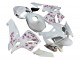 2005-2006 Honda CBR600RR Motorcycle Fairings - White with Cherry Blossom UK