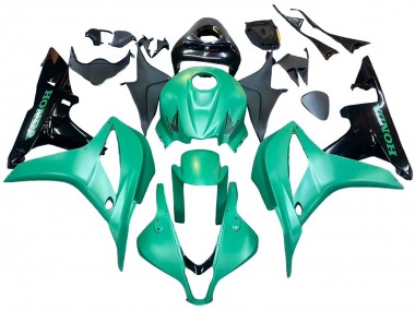 2007-2008 Honda CBR600RR Bike Fairings - Green Glossy Black UK