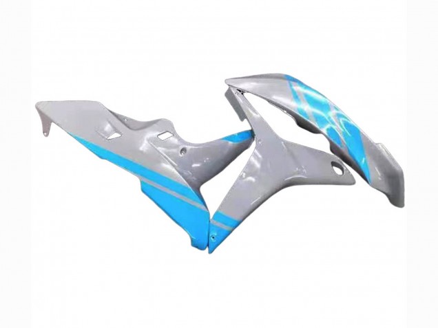 2007-2008 Honda CBR600RR Motorcycle Fairings - Glossy Grey Light Blue UK