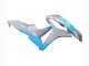 2007-2008 Honda CBR600RR Motorcycle Fairings - Glossy Grey Light Blue UK
