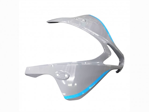 2007-2008 Honda CBR600RR Motorcycle Fairings - Glossy Grey Light Blue UK