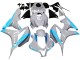 2007-2008 Honda CBR600RR Motorcycle Fairings - Glossy Grey Light Blue UK