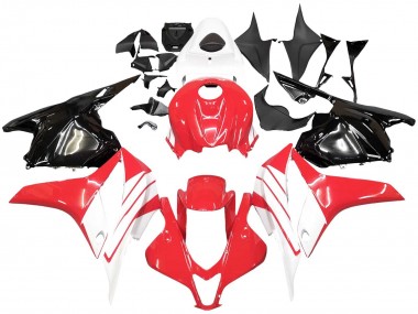 2009-2012 Honda CBR600RR Motorcycle Fairing Kits - White Red Glossy Black UK