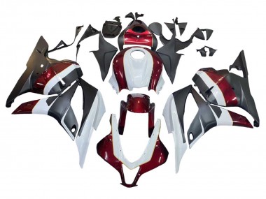 2009-2012 Honda CBR600RR Motorcycle Fairings - White Red Matte Black UK