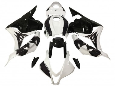 2009-2012 Honda CBR600RR Motorcycle Fairing - White Glossy Black UK