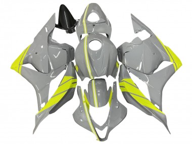 2009-2012 Honda CBR600RR Motorcycle Fairing Kits - Nardo Grey Yellow UK