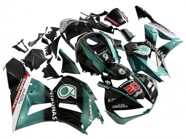 2013-2023 Honda CBR600RR Motorcycle Fairing - Teal Blue Glossy Black Petronas 20 UK