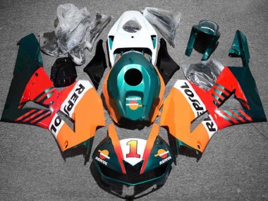 2013-2023 Honda CBR600RR Motorcycle Fairings - Orange White Red Glossy Black Dark Green Repsol 1 UK