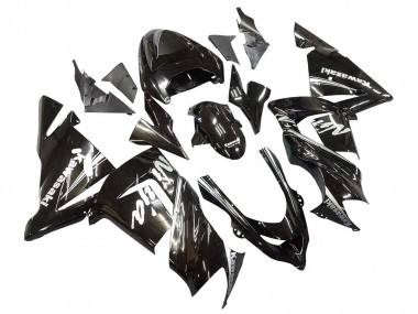 2004-2005 Kawasaki ZX10R Motorcycle Fairings - Glossy Black Ninja UK