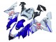2004-2005 Kawasaki ZX10R Motorcycle Fairings - Glossy Blue White Fiat Motul UK